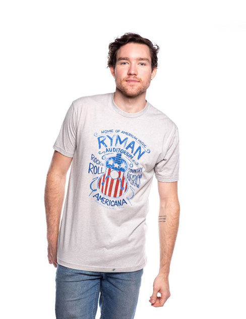 Ryman Americana Flag Unisex T-Shirt